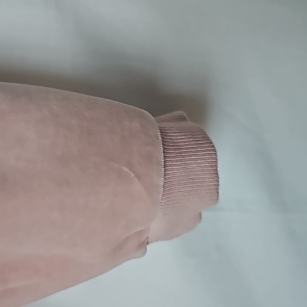 GYMBOREE | Pale Pink Velvet Long-Sleeve Jumpsuit with Pockets - Picture 9 of 12